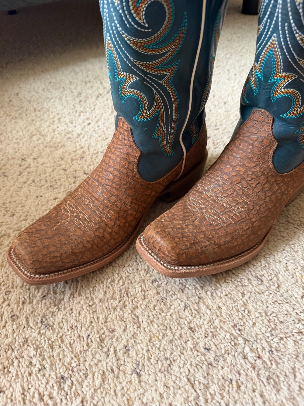 Ariat Teal Leather Boot - Picture 4 of 4